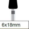Diamantfrees extra grof, peer 6 x 18mm