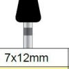 Diamantfrees extra grof, kegel 7 x 12mm