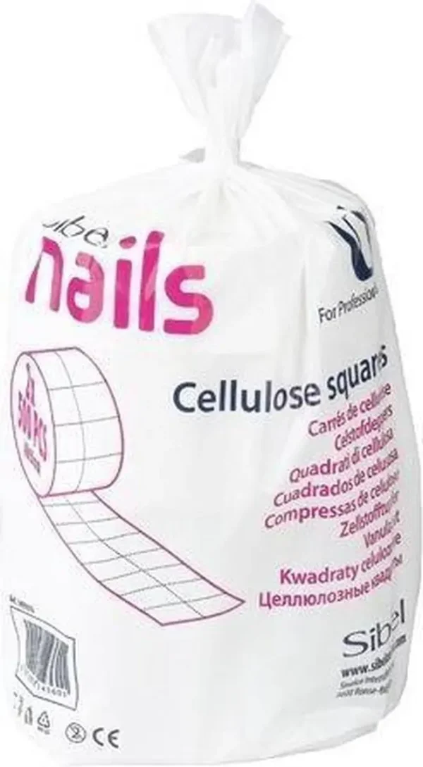 Tampons de cellulose 4 x 5cm, 2 rouleaux à 500 pièces
