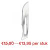 3x Swann Morton scalpelmesjes blauw, nr. 10
