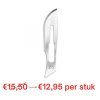 6x Swann Morton scalpelmesjes blauw, nr. 20