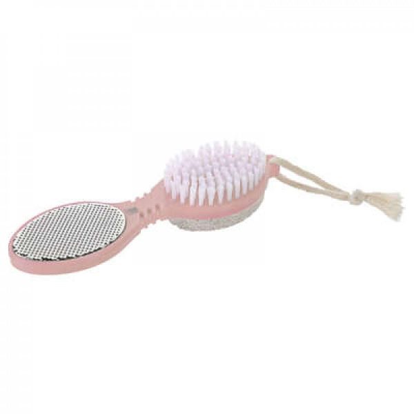 Brosse à pédicure à 4 côtés, avec cordon de suspension (PREMIER VU, PREMIER VENDU)