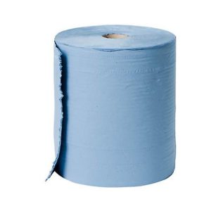 Rouleau de nettoyage Salupaper bleu 2 couches, 150m - sous réserve de disponibilité FIN DE STOCK