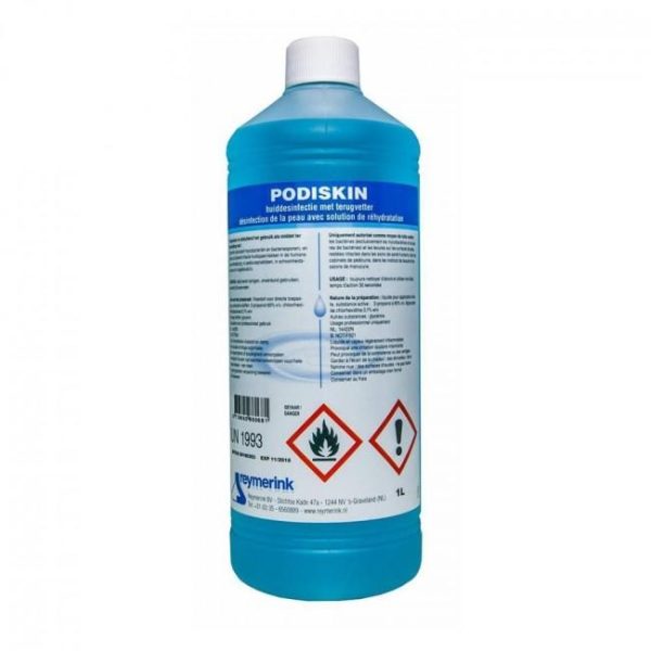 Podiskin alcool désinfectant de la peau avec hexidine chlore, 1.000ml