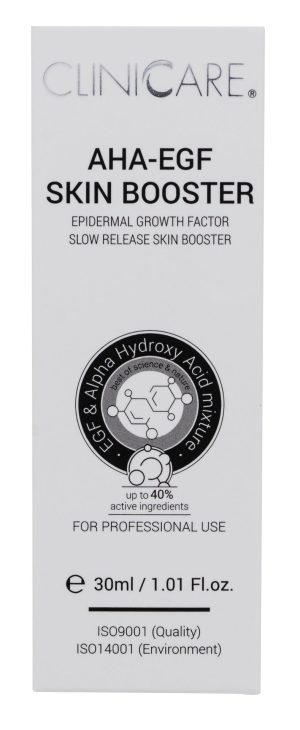 CLINICCARE AHA + EGF Skin Booster, 20-30 treatments, 30ml