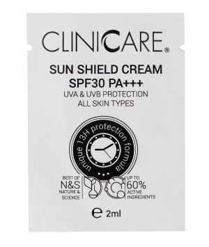 CLINICCARE Sun Shield Cream SPF30, 2ml sachet