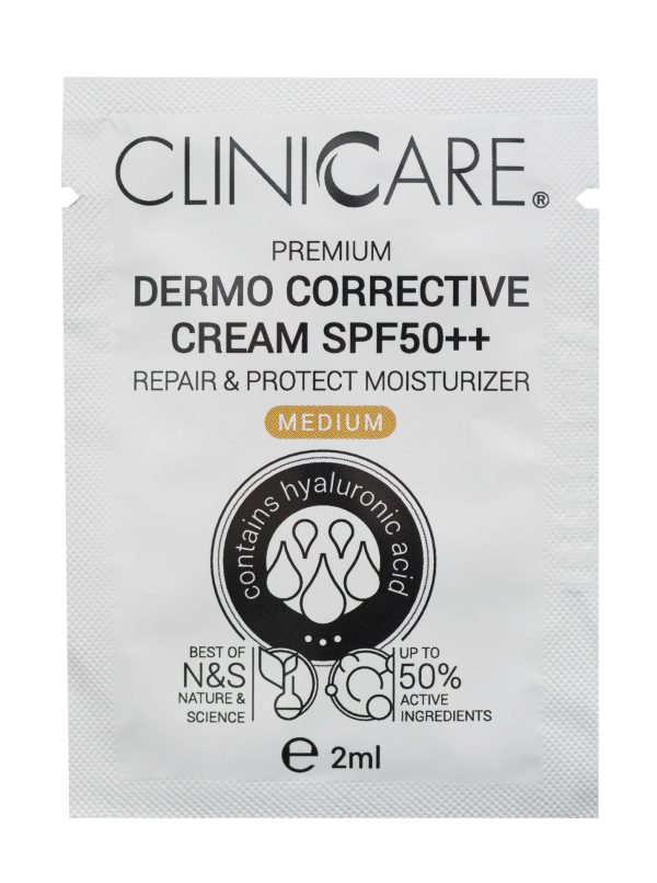 CLINICCARE Premium Dermo Corrective Cream (SPF50), 2ml sachet