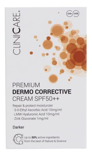 CLINICCARE Premium Dermo Corrective Cream (SPF50) Darker, 30ml