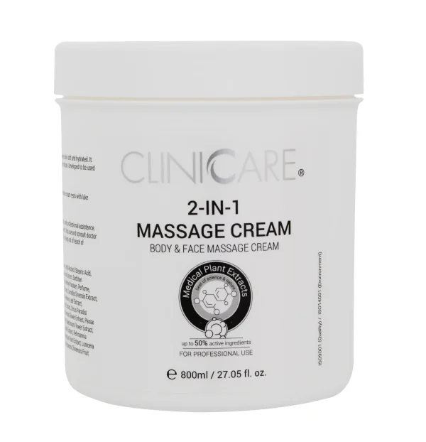 CLINICCARE 2-in-1 Massage Cream, 800ml