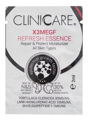 CLINICCARE X3M EGF Extra Refresh Essence Moisturizer, 2ml sachet