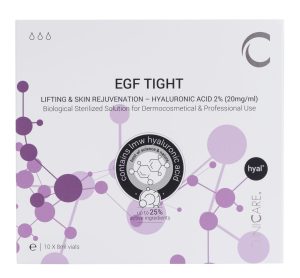 CLINICCARE Tight, lifting/skin rejuvenation vial, (2% HA), 10 x 8ml