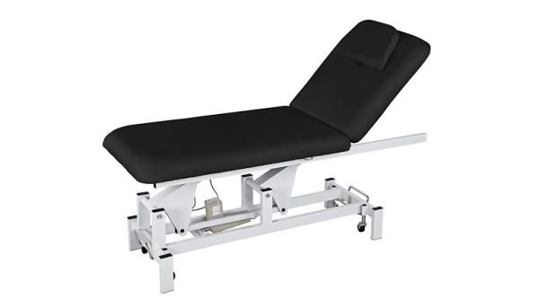 Massagebank Pro-Line 2-delig, 1 motor zwart