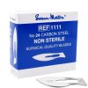 6x Swann Morton scalpelmesjes blauw, nr. 24