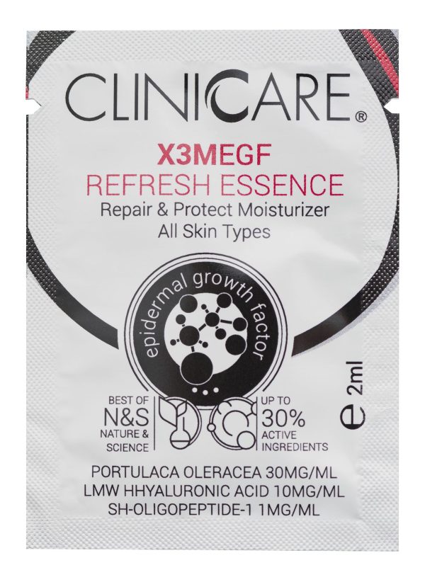 CLINICCARE X3M EGF Extra Refresh Essence Moisturizer, 2ml sachet