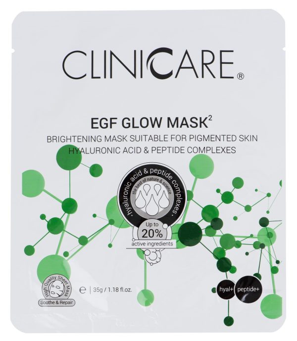 CLINICCARE EGF Glow anti-pigmentation mask with 0.5% HA, 35gr.