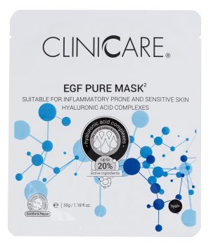 CLINICCARE EGF Pure, purifying mask with 1.0% HA, 35gr.