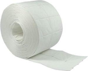 Tampons de cellulose 4 x 5cm, 2 rouleaux à 500 pièces