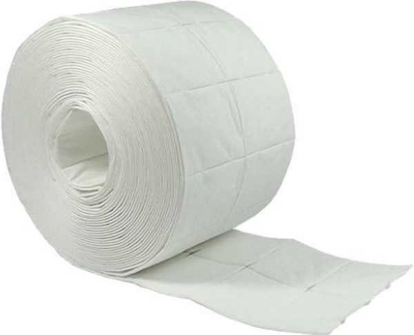 Tampons de cellulose 4 x 5cm, 2 rouleaux à 500 pièces