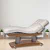 Massagebank Venetia basis natuurhout en witte matras met 4 motoren, verwarming en acoustic vibration – Image 2