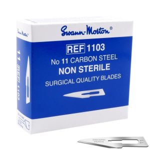 Swann Morton scalpelmesjes blauw, nr. 11