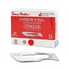 Swann Morton scalpelmesjes, per stuk verpakt, rood, nummer 20