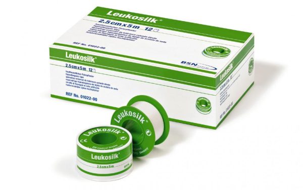 Leukosilk rouleau de 5 mètres : 5,00cm de large