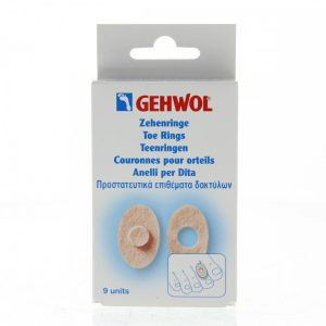 Gehwol teenringen ovaal, 9 stuks