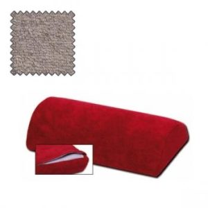 Hoes voor massagerol halfrond klein, zilvergrijs