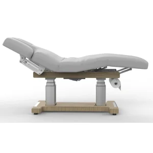 Massagebank Santori Square met wood finish, verwarming en wegdraaiende armdelen