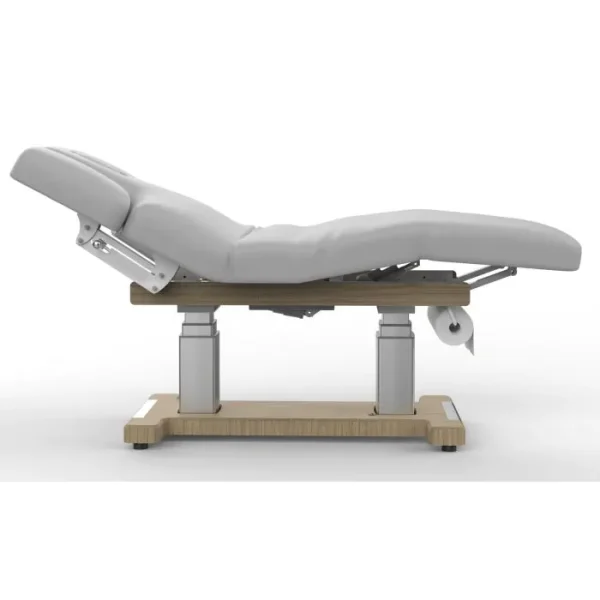 Massagebank Santori Square met wood finish, verwarming en wegdraaiende armdelen