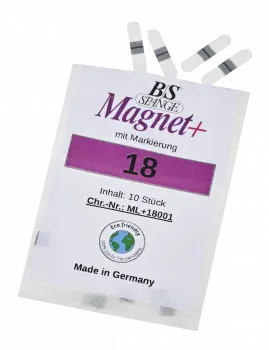 B/S Spange Magnet+ taille 18, 10 pièces