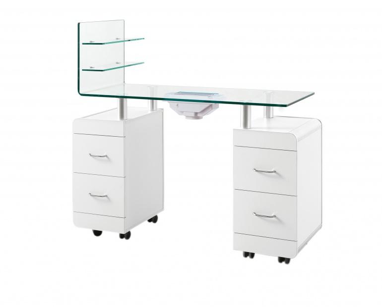 Manicuretafel Luxe met afzuiging, gemonteerd