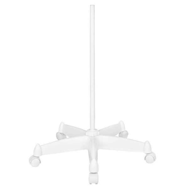Statif 5-pieds pour lampe loupe sur roulettes