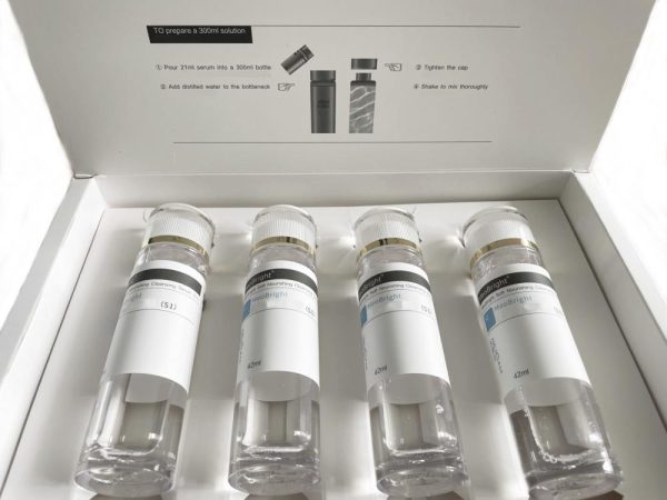 Liquides S1 pour Skin Station+, 4 bouteilles