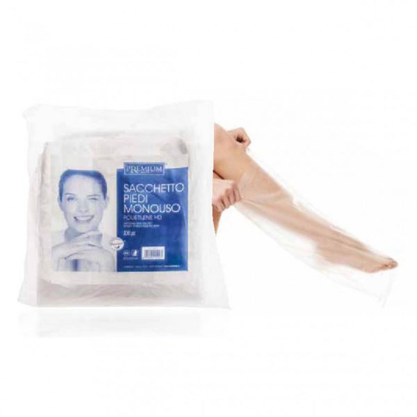 Housses de protection en plastique pour les pieds, 100 pièces
