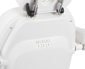 Royal Beauty behandelstoel met 3 motoren en 1 gasveer, met resetfunctie