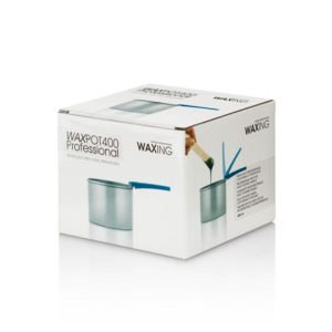 Pot de cire avec poignée rabattable 400 ml