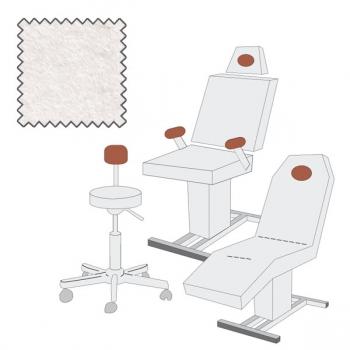 Hoes voor tabouret, hoofdsteun of beensteun, micro ø 10-15cm, grijs