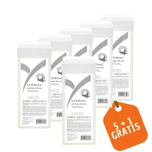 Lycon LycoTec White Strip Wax Cartridges (100ml), 5+1 gratis