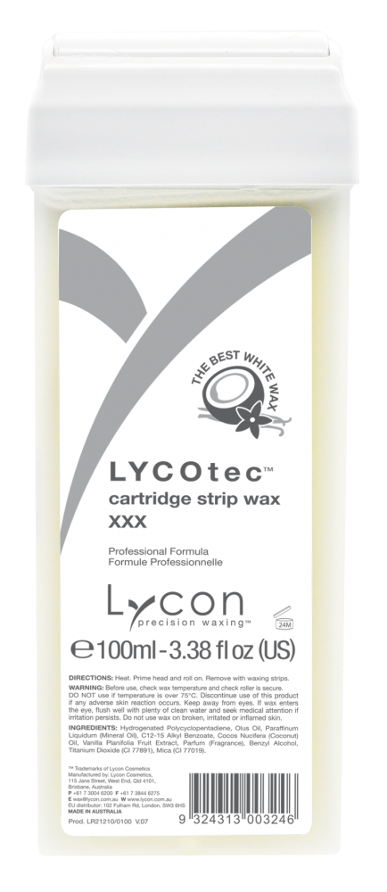 Lycon LycoTec White Strip Wax Cartridges (100ml), 5+1 gratis