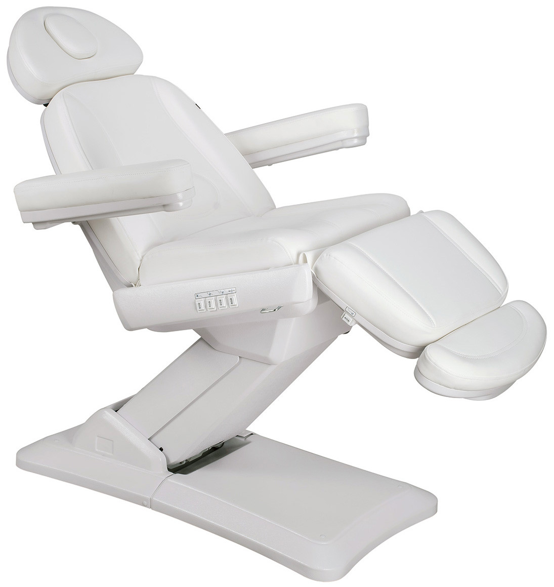 Royal Beauty behandelstoel met 4 motoren, verwarming (inclusief afstandsbediening) en reset