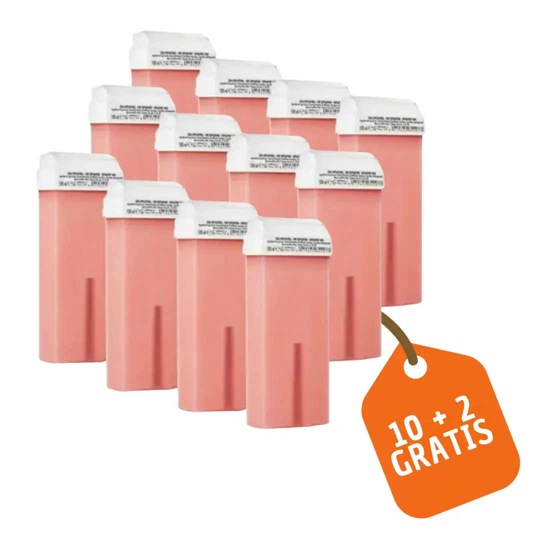 Depiluxe harspatroon roze (titanium), 100ml, 10+2 gratis