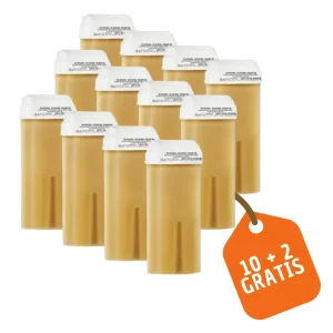 Depiluxe harspatroon geel (honing), 100ml, 10+2 gratis