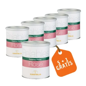 Depiluxe filmhars in blik roze (titanium), 800ml, 5+1 gratis