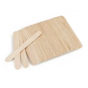 Houten spatels 11cm, 50 stuks