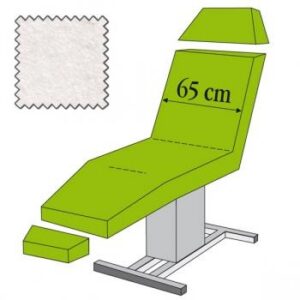 3-delige hoesset voor behandelstoel (hoofd-, stoel- en beendeel)